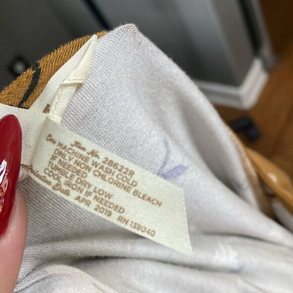 Matilda Jane Up in Front Wide Leg Mustard Floral Jersey Romper - Picture 10 of 10